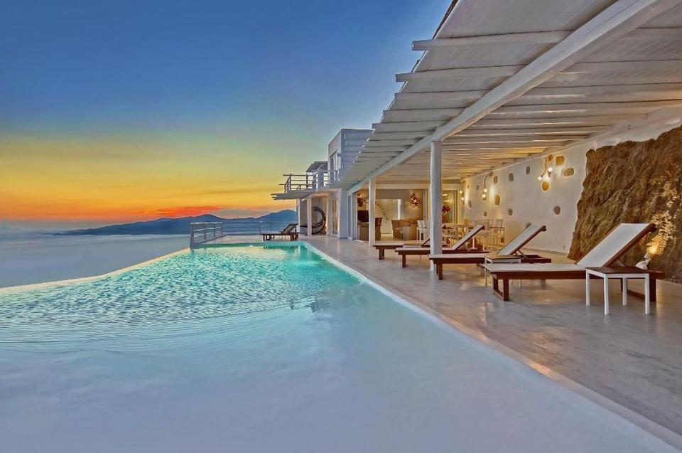 Luxury Mykonos Villa Villa Mykonos Luxurious Private Pool Kastro Mykonos Town Exterior photo